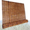 CJBWJM Rideau de Roseau Tissés À La Main, Natural Reed Blinds Roll Up Shade, Store Enrouleur Bambou Sunshade Blackout W:50-180cm pour Extérieur/Intérieur(Carbonization,90x105cm)