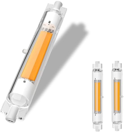 GDYOD R7S LED 118mm Dimmbar, 30W Ersatz für Halogenstab 118mm 300W, R7S Stab Warmweiß 3000K 2000LM, Kein Flackern, 360°Abstrahlwinke, 2er Pack