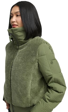 Navahoo Damen Winterjacke (XS-2XL) - mit Teddyfleece, hohem Kragen und 4 Taschen - N100