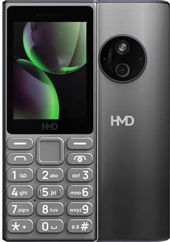 HMD 110 4G Mobiltelefon mit Slider-Design, Dark Grey