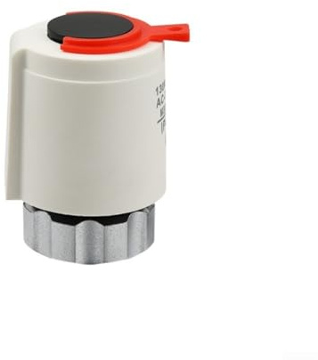 HpLive 230V 50/60HZ Stellantrieb für elektrische Fußbodenheizung, stromlos geschlossen, M30 x 1,5 Anschluss, 4mm Hub, 110N Schließkraft