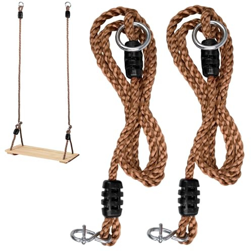 2 Pièces Corde Balancoire Exterieur, 1.8 M Cordes Extension pour Balançoire