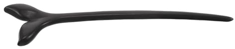STOBAZA Baguettes à Cheveux en Bois Foncé Ébène Sculpté la Main, Fourchette à Cheveux Traditionnelle Chinoise pour Chignon, Accessoire Hanfu Artisanal pour Coiffure Vintage et Tenue