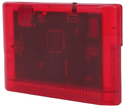 EIMSOAH Cartouche de Jeu Rétro avec Stockage Intelligent pour Console de Jeu Mega Drive System Rouge, Carte Mémoire 4G, Plug and Play pour Les Amateurs de Jeux Classiques