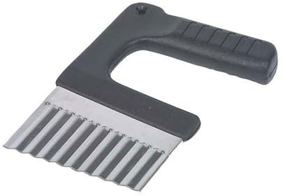 Faringdon Stainless Steel Crinkle Cutter, Black