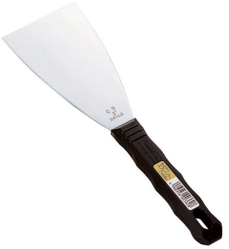 Tomita Hamono giapponese Nisaku ACCIAIO raschietto in acciaio 75 millimetri No.360