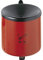 TKG 350021 Sicherheits-Wandascher mit Kippvorrichtung ø 90 mm Höhe 100 mm rot