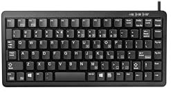 CHERRY G84-4100, Teclado Mecánico Compacto, Distribución Española (QWERTY), Con Teclas Windows, Con Cable (USB & PS/2), Interruptores CHERRY ML, Negro