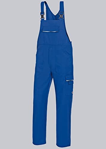 BP 1604-559-13-56l Latzhose, Stretch-Hosenträger mit Clipbefestigungen, 245,00 g/m² Stoffmischung, Königsblau, 56l