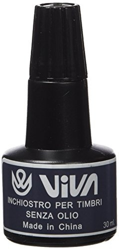 Viva 358N Inchiostro per Cuscinetto, Nero