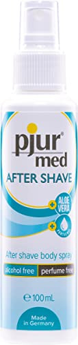 pjur med AFTER SHAVE (100ml) - Pflegespray mit Aloe Vera zur sanften Hautpflege - effektiv gegen Rasurbrand