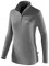 Black Crevice Damen Fleece Skirolli, grau/silber, 44