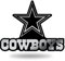 NFL Rico Industries Chrome Finished Auto Emblem 3D Sticker, Dallas Cowboys