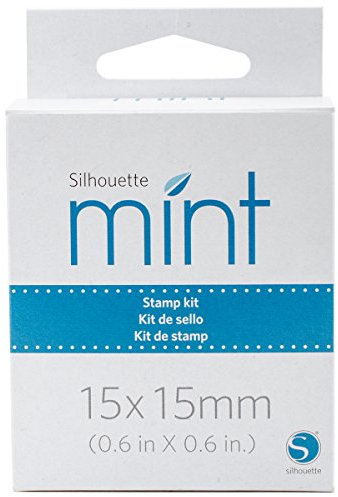 Silhouette El Kit Menta Contiene Todos los Materiales Que Necesitas para Crear Tus Propios Sellos Personalizados con la máquina Mint, Multicolor, 0.88x0.88x1.25 Inches