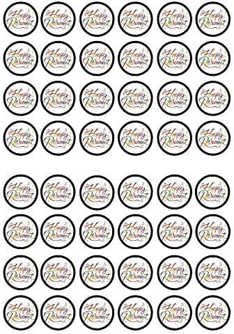 48 Happy Retirement Cupcake Toppers #2, We Will Miss You Decorations, 3cm Happy Retirement Cake Topper, Leaving Decorations For Colleagues, Congratulations Cake Topper, Happy Retirement Decorations