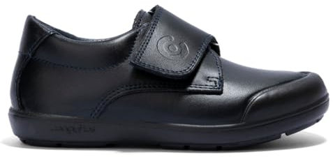 Conguitos Zapato Colegial Lavable Velcro Zapatos de Cordones Derby, Niños, Azul (Marino 2), 32 EU (13 UK)