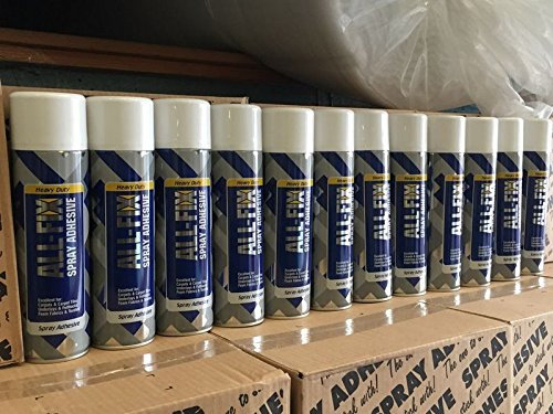 24 x 500ml Cans of Carpet Spray Glue Heavy Duty Spray Mount DIY Craft Upholstery Contact
