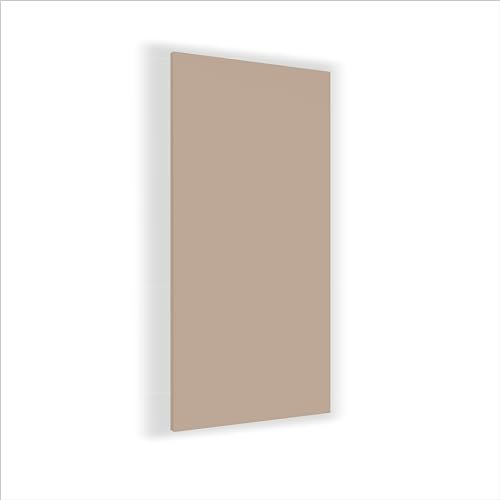 STOP SOUND Pannello acustico fonoassorbente, pannelli fonoassorbenti alte prestazioni 124x64x5 Cm (Beige)