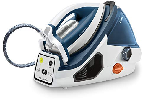 Calor GV7830C0 Centro de vapor de alta presión Pro Express 6.9 bares efecto pressing 450 gr, vapor continuo 120 gr, sin ajustes, seguro con todo tipo de tejidos