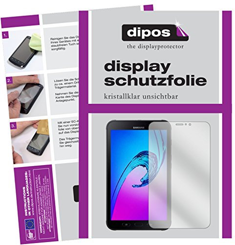 dipos I 2X Protection ecrán Compatible avec Samsung Galaxy Tab Active 2 SM-T395 Films de Protection d'écran Transparent