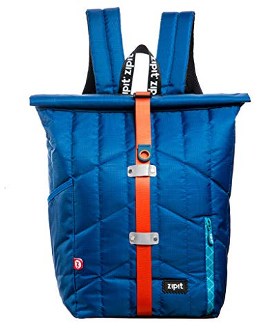ZIPIT Puffer Hochwertiger Rucksack Kinder, 40 cm, 20L, Blau