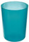 iDesign Poubelle Ronde, Petite Poubelle en Plastique Robuste au Design Moderne, Corbeille à Papier Polyvalente pour La Salle de Bain, Le Bureau, La Cuisine, etc., Bleu