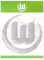 VfL Wolfsburg Autoaufkleber Logo 3D Silber