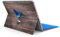 Skins4u Slim Premium Skin Klebeschutzfolie Tablet Schutzfolie Cover für Microsoft Surface Pro 7 Skins Aufkleber Butterfly Wood
