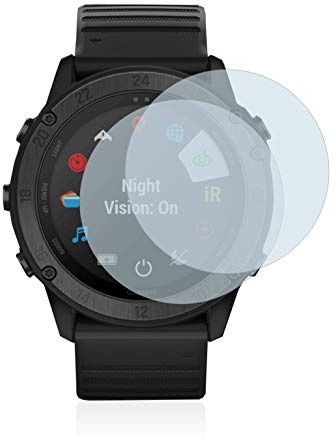 BROTECT Full-Cover Schutzfolie Matt für Garmin Tactix Delta (2 Stück) - Full-Screen Displayschutz-Folie, 3D Curved, Anti-Reflexion