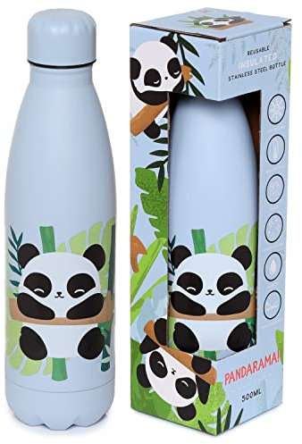 Puckator Bottiglia Termica, Acciaio Inossidabile, con Design, 7 cm