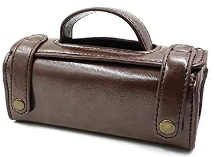 ZHONGJIUYUAN 1 x professioneller Friseursalon-Rasierpinsel, Bambus-Griff, Werkzeugtasche, Reisekulturbeutel, Rasier-Waschkoffer, Organizer-Tasche für Kaffee