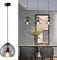 SENFAY Vintage Pendelleuchte Esstisch hängelampe schlafzimmer pendelleuchte glas pendelampe küche Retro Esstischlampe, Wohnzimmerlampe Küchenlampe Inklusive 4W Warm E27 LED-Glühbirne
