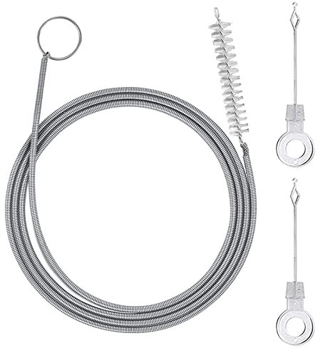 3 Stück Flexible Reinigungsbürste Set, Kühlschrank Reinigungsbürste, Rohrreinigungsbürste Schlauchbürste Rohrbürste Lange Flexible Nylon Reinigungsbürste für Entblocken von Abflusslöchern