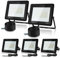 Joparri Projecteur LED Exterieur 100W 3000K Blanc Chaud 8500LM, 5 Pack Spot LED Extérieur IP66 Imperméable, Eclairage Exterieur, Lampe Exterieur pour Terrasse Garage Jardin