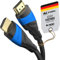 KabelDirekt – 4K HDMI-Kabel – 22,5m – Entwickelt in Deutschland – Für jedes HDMI Kabel Setup (4K@60Hz, High Speed HDMI mit Ethernet, Blu-ray, PS5, Xbox Series, Switch)