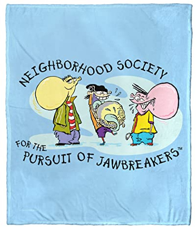 NORTHWEST Cartoon Network's Ed EDD n Eddy Überwurfdecke, seidig, 127 x 152,4 cm, Pursuit of Jawbreakers
