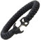 Wolflock Anker Armband – Paracord Armband Schmuck aus Edelstahl für Damen und Herren (gold, schwarz, blau, camo, navy) unisex