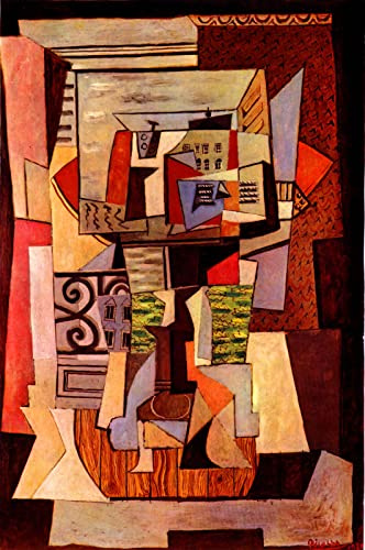 DTAUPREB DIY Ölgemälde für Erwachsene Malen nach Zahlen Abstraktes Bild Pablo Picasso Malen nach Zahlen Zeichnen auf Leinwand Art Decor Geschenke