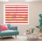 Zebra Blind - Day and Night Roller Blinds, Elegant and Durable Zebra Roller Blinds for Bedroom, Kitchen, and Office, Easy to Clean, 150 cm Drop, Red, 175cm Width