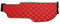 KRAM-TRUCK Tisch Kompatibel mit Man TGX 2007-2020 Trucks Holztisch Gesteppte, bestickte LKW-Cockpitabdeckung (ROT)