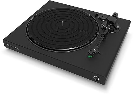 Victrola PLATINE VINYLE HI-RES ONYX CELL AUDIO TECHNICA AT-VM95E NOIRE