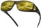 URUMQI Anti Glare Night Driving Glasses Fit Over Glasses for Men Women, Polarised Night Vision Headlight Glasses TAC Yellow Lens