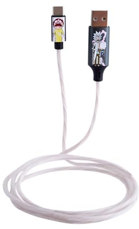 Rick & Morty Light-Up cUSB Charging Cable - Shock!