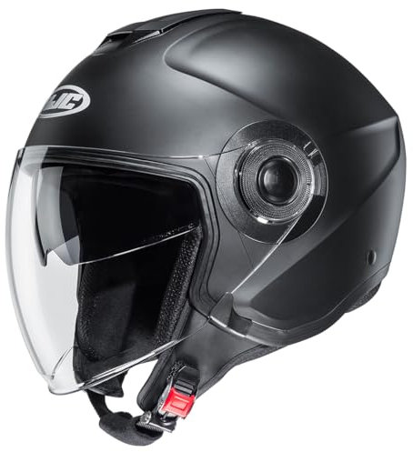 HJC, Casque Jet Moto i40N Semi Mat Noir, L