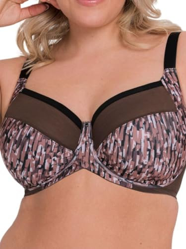 Wonderfully Full Cup Bra Cocoa Print Brown 36F
