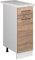 Vicco Unterschrank R-Line, Sonoma/Weiß, 30 cm mit Schublade, mit Arbeitsplatte