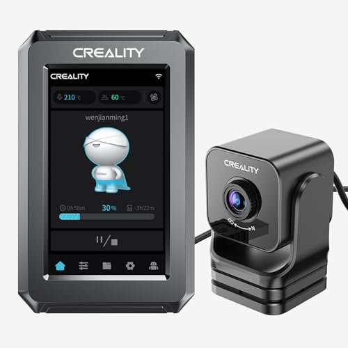 Creality Nebula Smart Kit, CPU Dual Core da 4,3 pollici, Nebula Pad e fotocamera, stampa ad alta velocità, controllo preciso, monitoraggio remoto e registrazione, per stampante 3D Ender-3, Ender-3