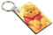 Porte-clé en bois Bourriquet ours winnie dessin animé amis Eeyore Ref 12