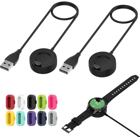 2 Pezzi Caricatore per Garmin Instinct 2,USB C Caricabatterie Magnetico Carica per Garmin Fenix7/5 7x/5x 6 6 x 7s/6s Cavo Watch Charger Cavo di Ricarica Wireless Magnetico USB C da 1m