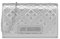 Love Moschino Damen Jc4079pp1mla196b Schultertasche, Silber/schwarz